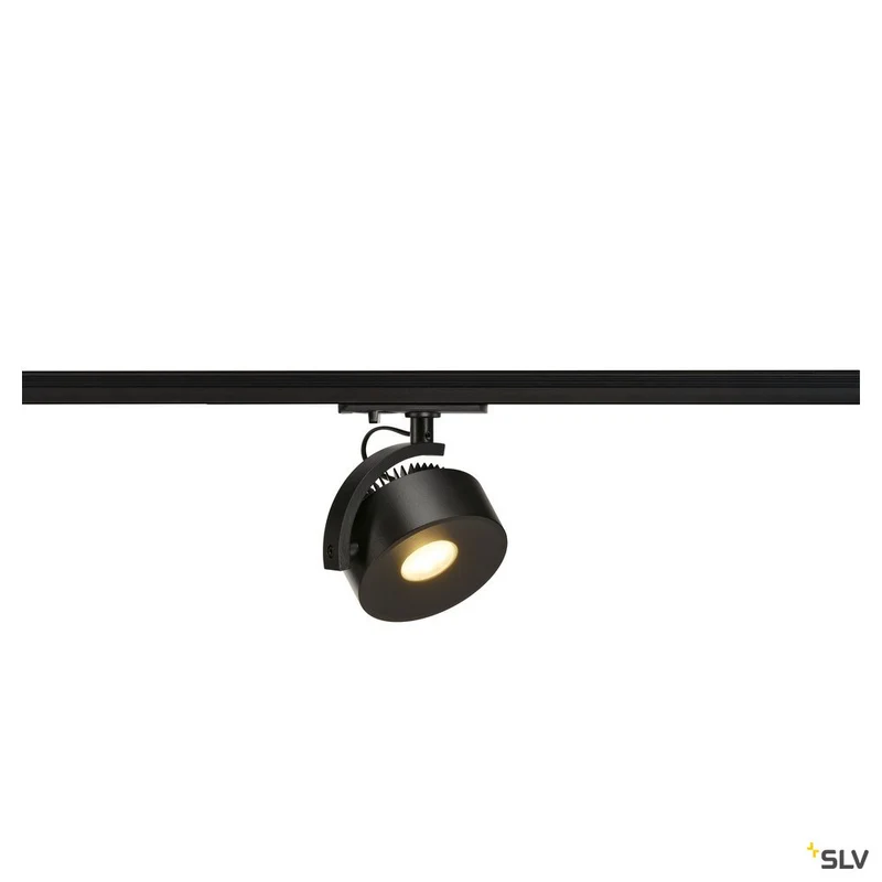 SLV 1~ KALU TRACK Indoor LED 1 Phasen System Leuchte schwarz 3000K inklusive 1 Phasen-Adapter