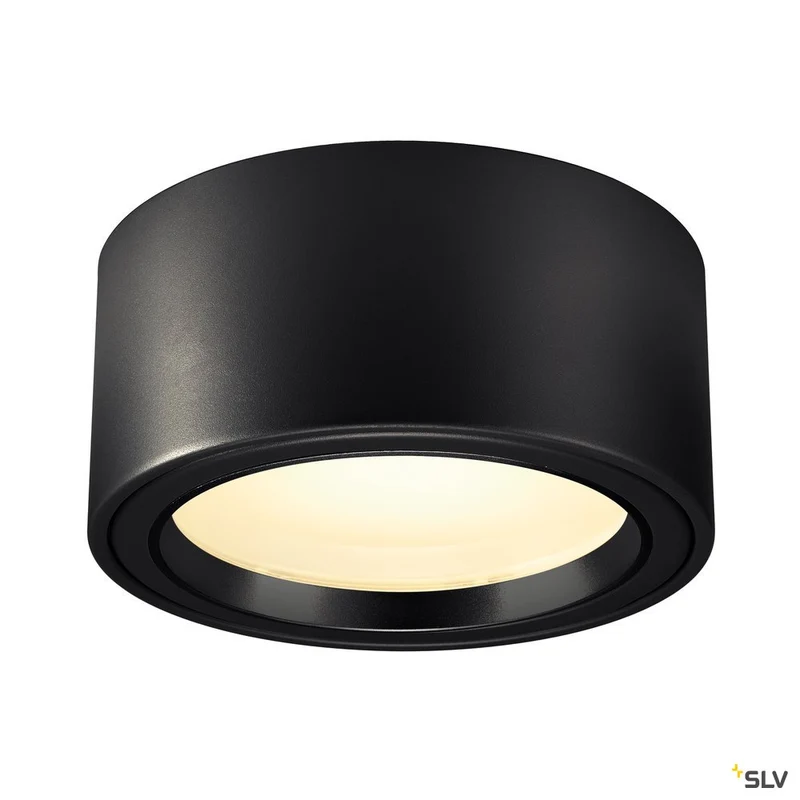 SLV FERA CL, LED Indoor Deckenaufbauleuchte, schwarz, 3000K, 100°