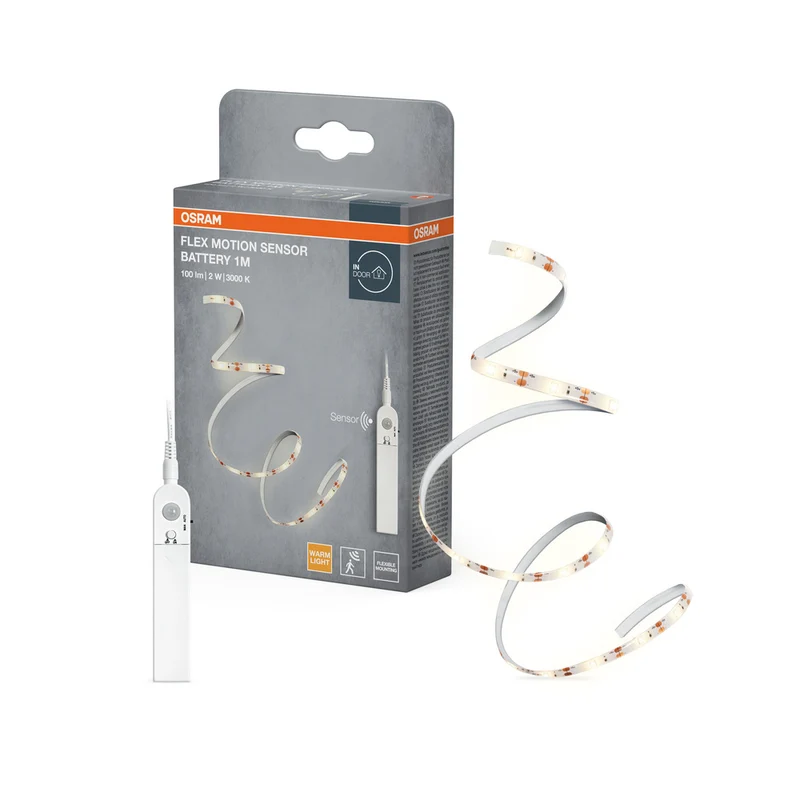 OSRAM BATTERY STRIPS MOTION SENSOR batteriebetriebene LED Streifen mit Sensor, 1m