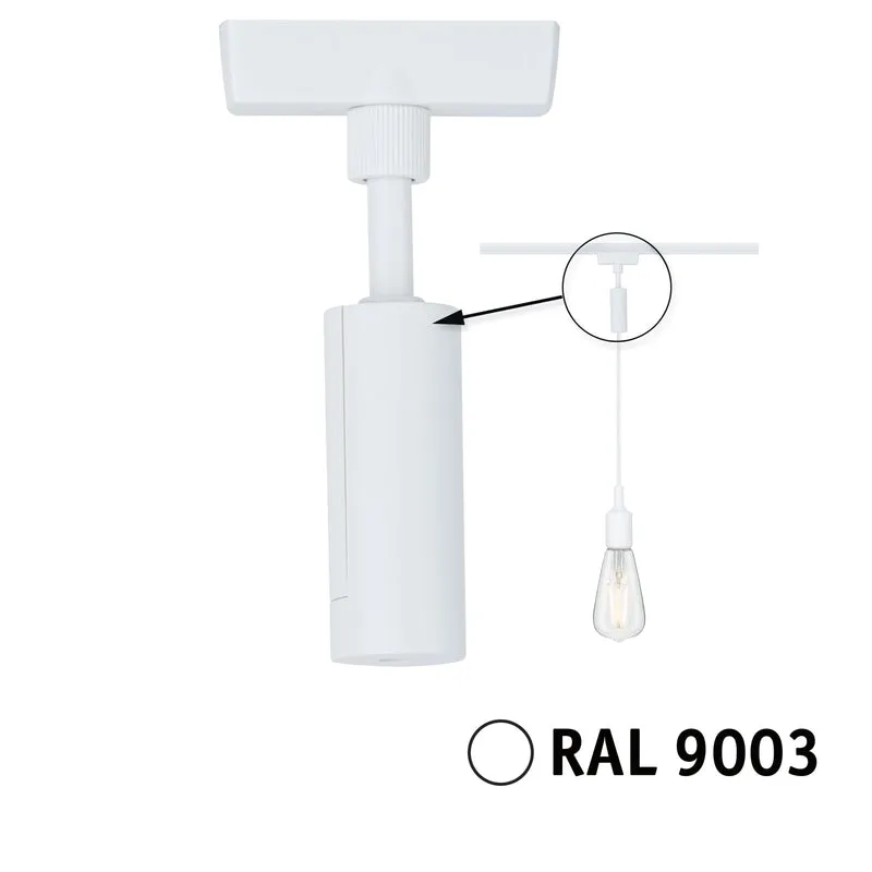 Paulmann URail Pendeladapter Universal max. 50W 230V Signalweiß