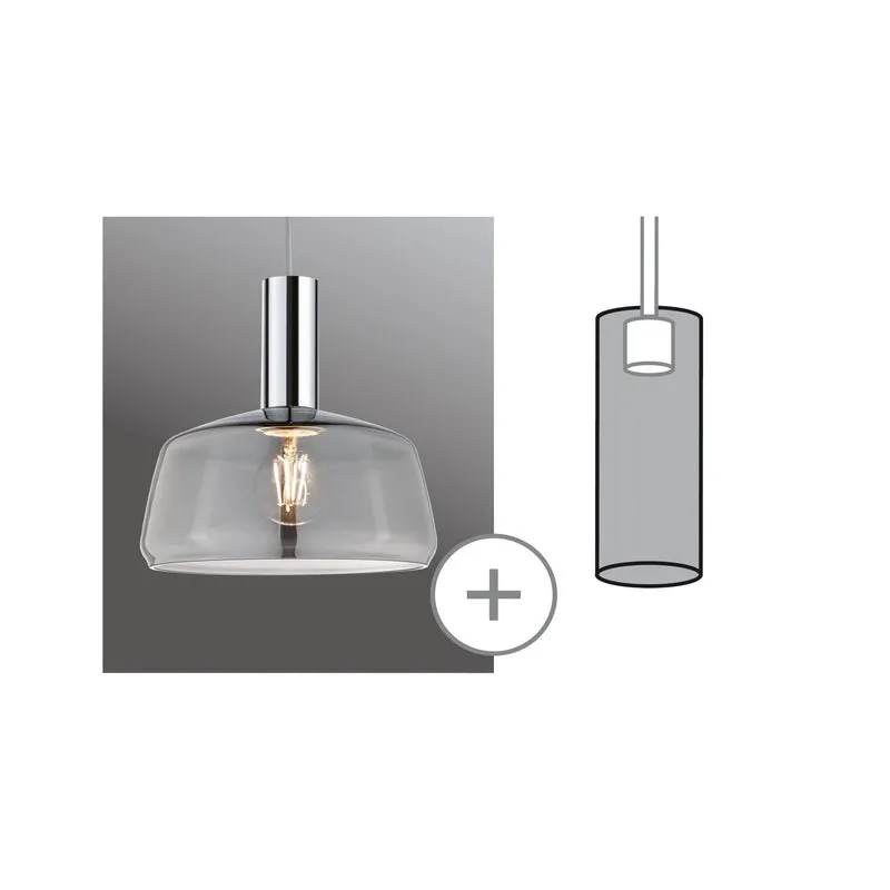 Paulmann URail Schirm Neila 2Easy 230mm Rauchglas
