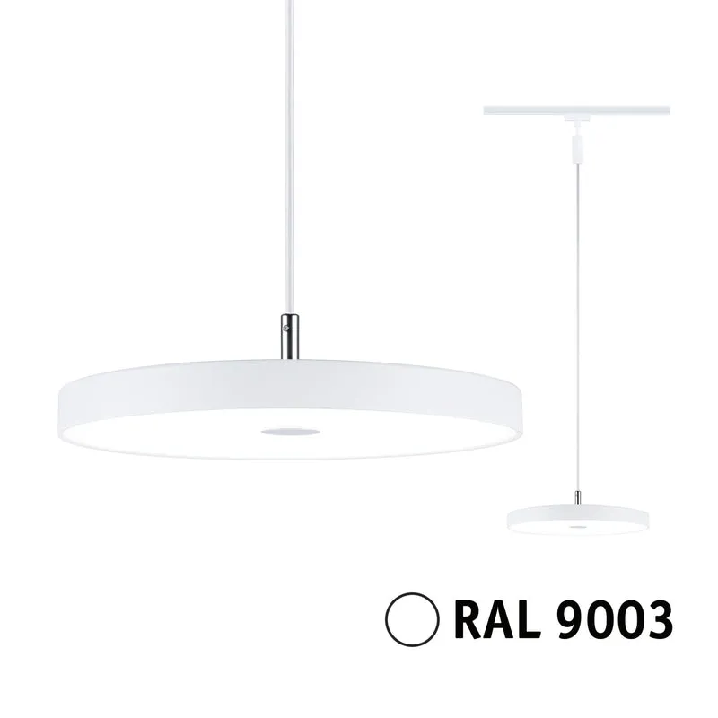 Paulmann URail LED Pendel Hildor 3-Step-Dim 850lm 15W 4000K dimmbar 230V Signalweiß