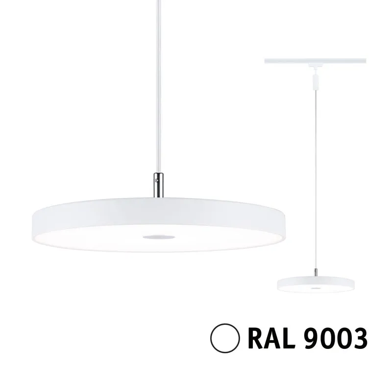 Paulmann URail LED Pendel Hildor 3-Step-Dim 850lm 15W 3000K dimmbar 230V Signalweiß