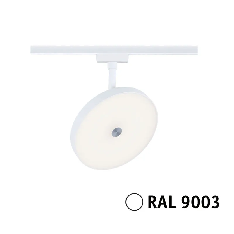 Paulmann URail LED Schienenspot Hildor 3-Step-Dim 850lm 15W 3000K dimmbar 230V Signalweiß