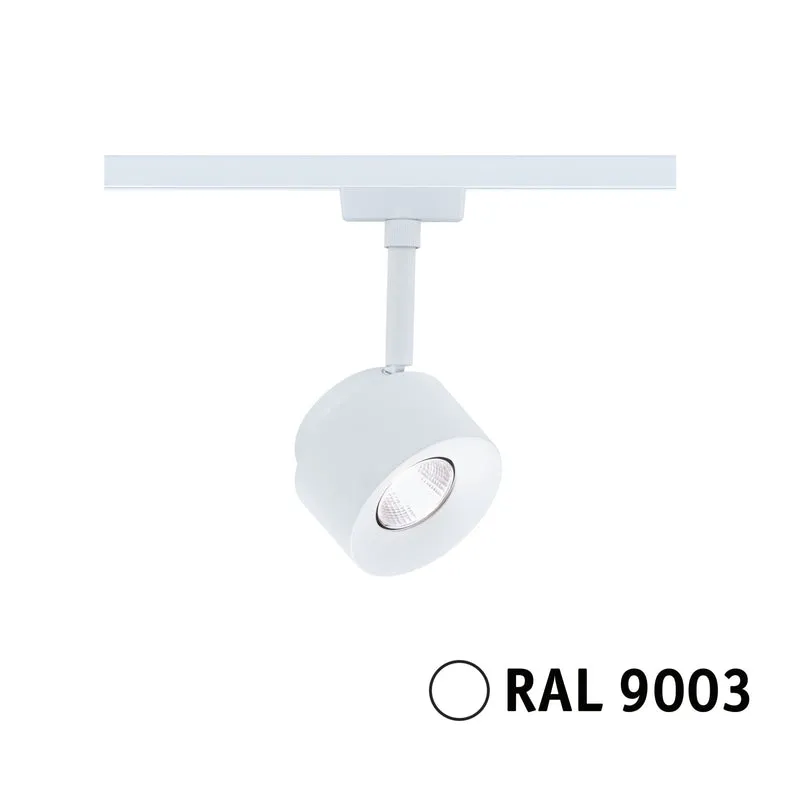 Paulmann URail LED Schienenspot Pane 680lm 7,4W 4000K dimmbar 230V Signalweiß