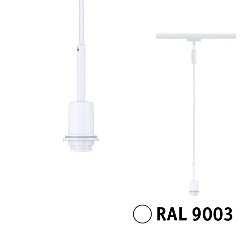 Paulmann URail Pendel DecoSystems Basic E14 max. 20W dimmbar 230V Signalweiß