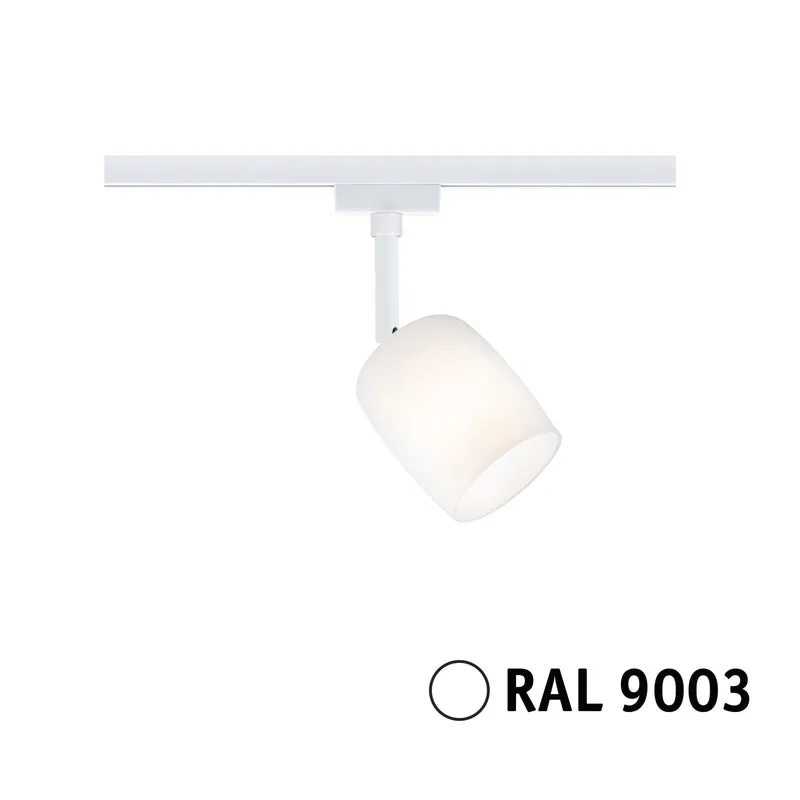 Paulmann URail Schienenspot Blossom G9 max. 10W dimmbar 230V Signalweiß