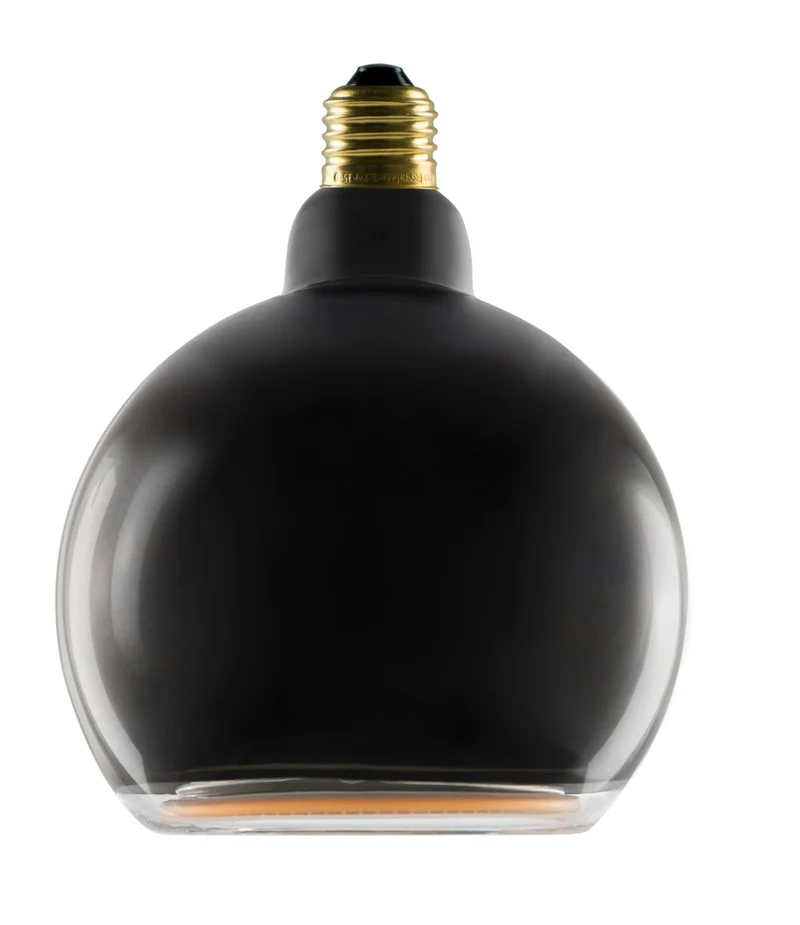 Deko-Light LED Design-Bulb BLACK MOON 150, DIM, E27, 4,0W, 2200K, schwarz