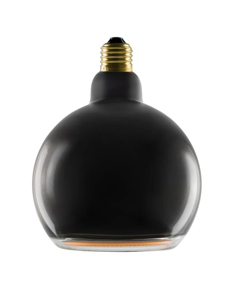 Deko-Light LED Design-Bulb BLACK MOON 125, DIM, E27, 4,0W, 2200K, schwarz