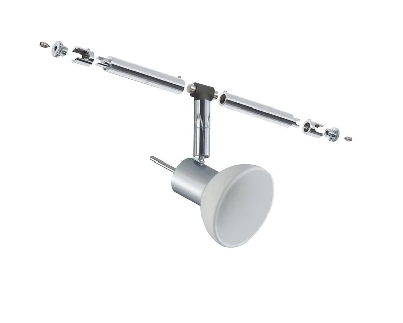 Paulmann WireSystem Spot Sheela max 1x10W GU5,3 Chrom matt/Opal 12V Metall/Glas