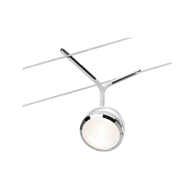 Paulmann WireSystem DC LED Spot Lense 1x4,5W Chrom/Weiß 12V DC Metall/Kunststoff
