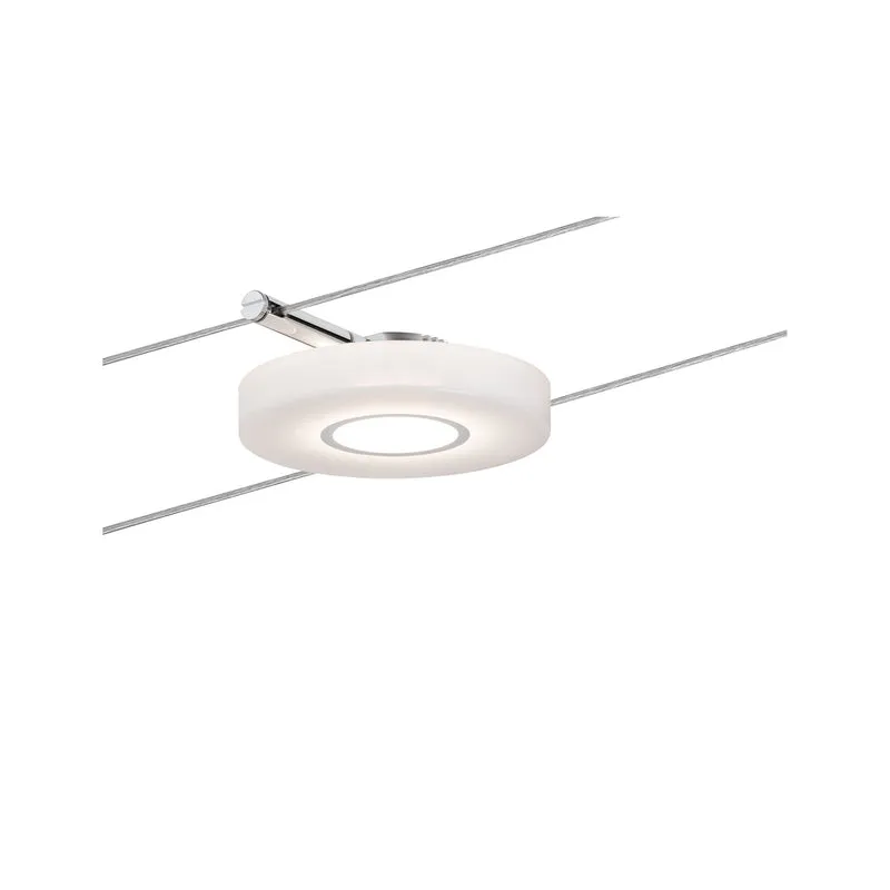 Paulmann Wire Systems DC Spot DiscLED I 1x4W Chrom/Satin 12V DC Kunststoff