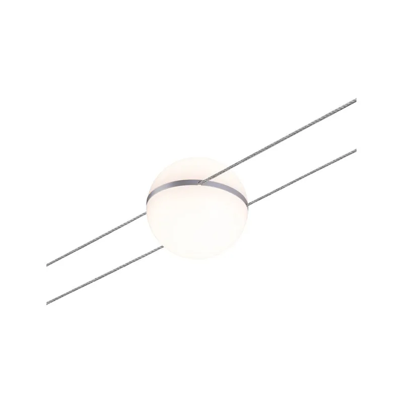 Paulmann WireSystem 2Line Spot Tom 1x3,6W Weiß/Chrom 12V DC Kunststoff/Metall