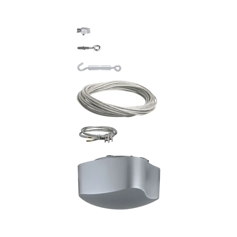 Paulmann Wire System 2Easy Basissystem 105 10m Grau 230/12V 105VA Kunststoff