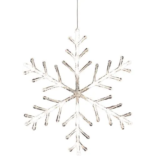LED Schneeflocke 24 warmw.LED 4440-103