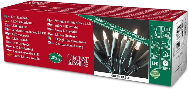 KONSTSMIDE LED-Lichterkette 20-teilig 6301-100
