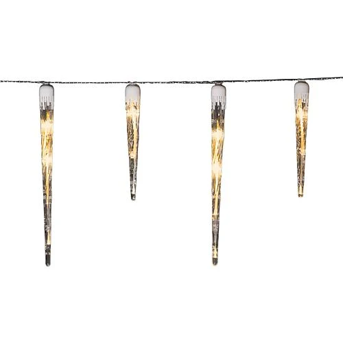 LED Eiszapfen-Lichtervorhang außen 16 Zapfen2746-802