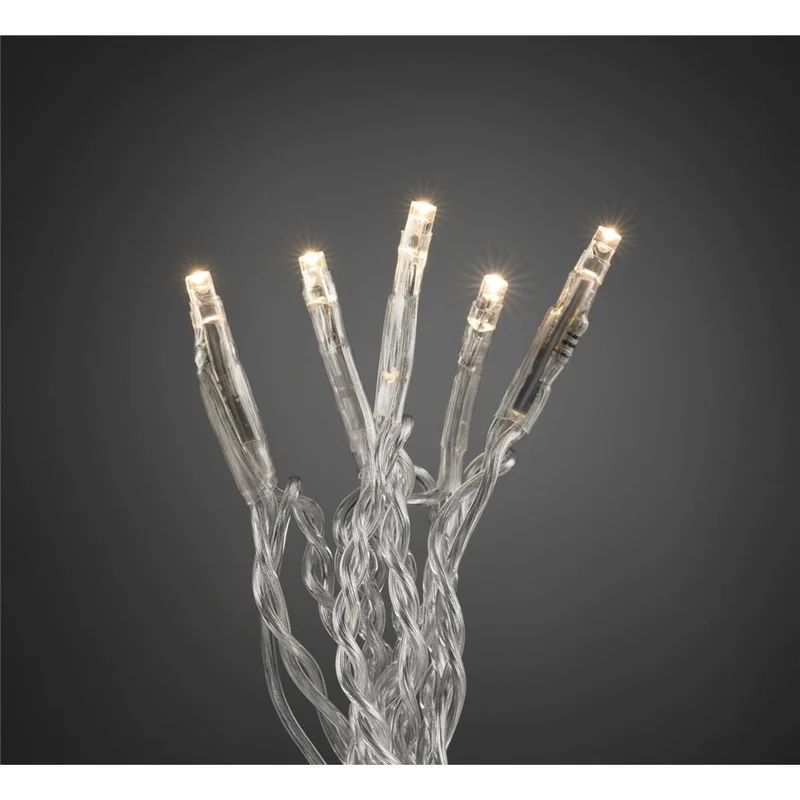 Micro LED-Lichterkette 35 flg. ww, transp. Kab.6352-123