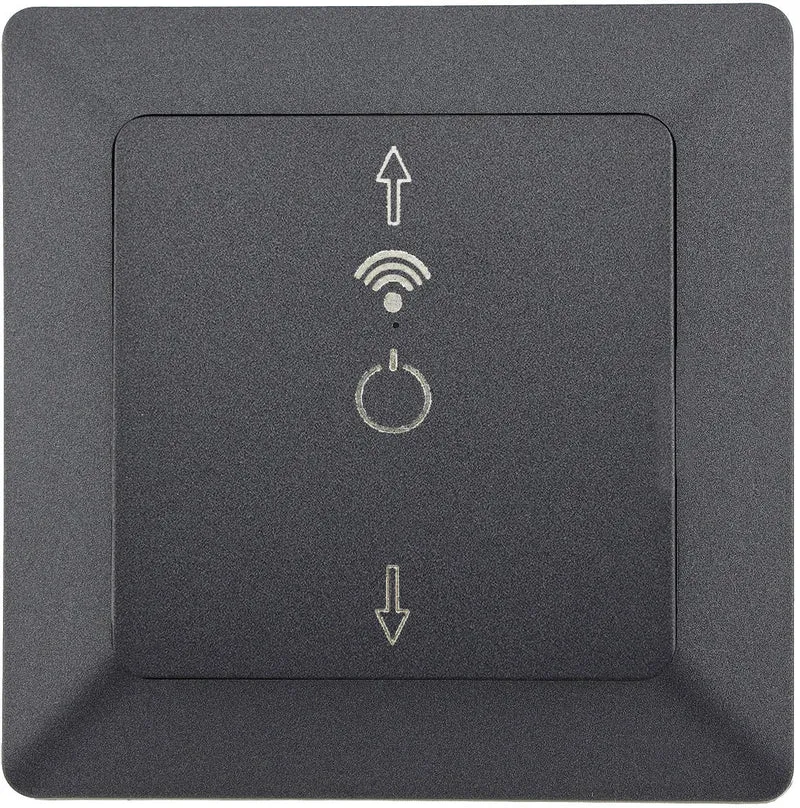 MILOS WiFi Rolladensteuerung, Anthrazit Android + iOS- App,Alexa/Google tauglich