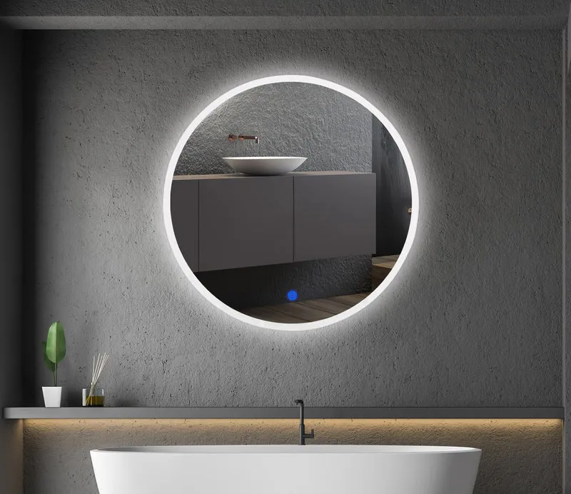 LED Spiegel "Espelho R50" Ø50cm 230V, 19W, 1400lm, 4000K, Touchschalter