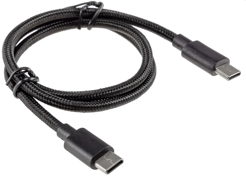 USB-Kabel USB-C auf USB-C 0,5m Stecker/Stecker, 5-20V, max 60W / 3A