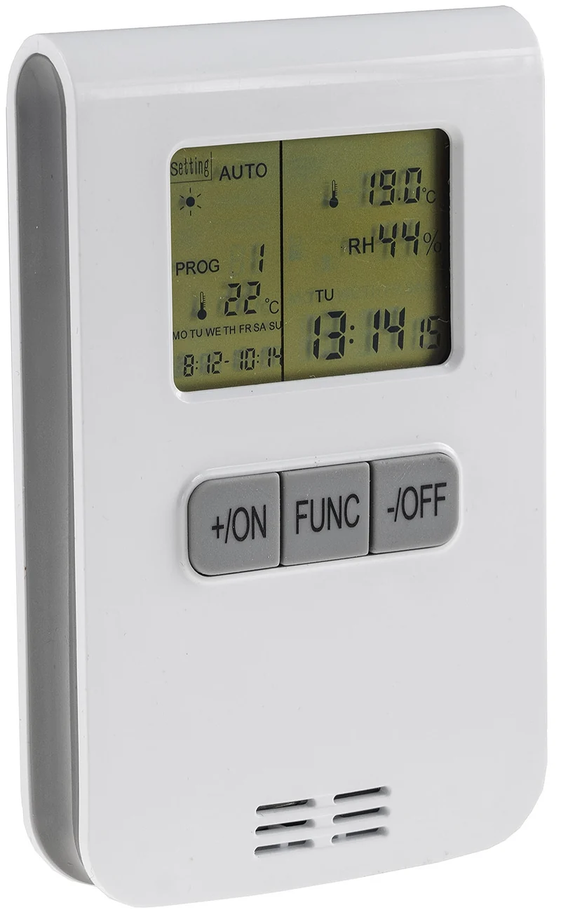 Funk-Thermoschalter "Pilota Casa", IP20 Tages- / Wochenschaltung, 8 Programme