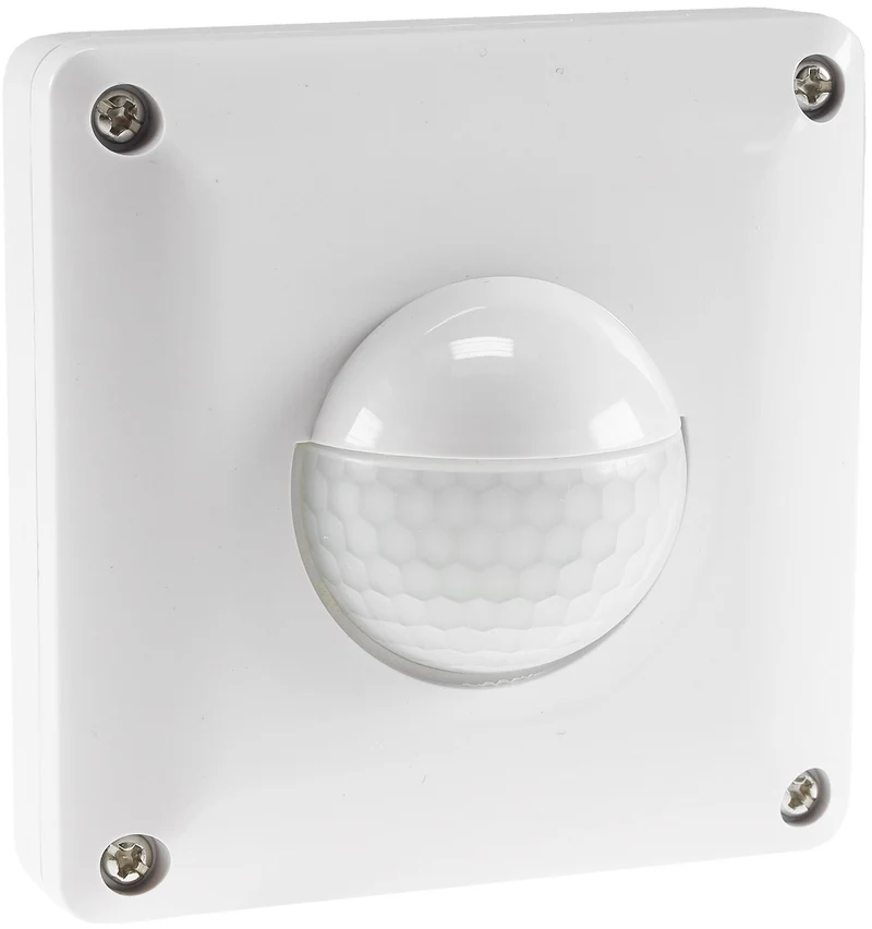 Unterputz PIR-Bewegungsmelder 190°- IP65 LED geeignet, 2 & 3 - Draht Technik