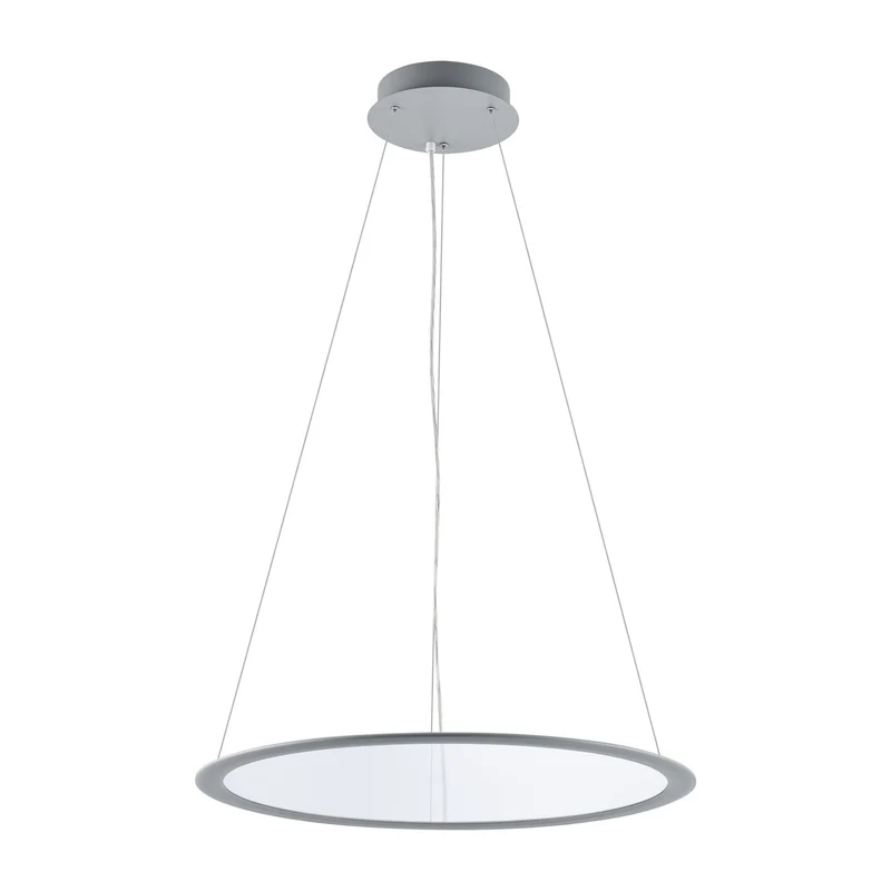 Deko-Light LED Panel, transparent rund, 50 W, DIM, 3000/3500/4000 K, Hellgrau