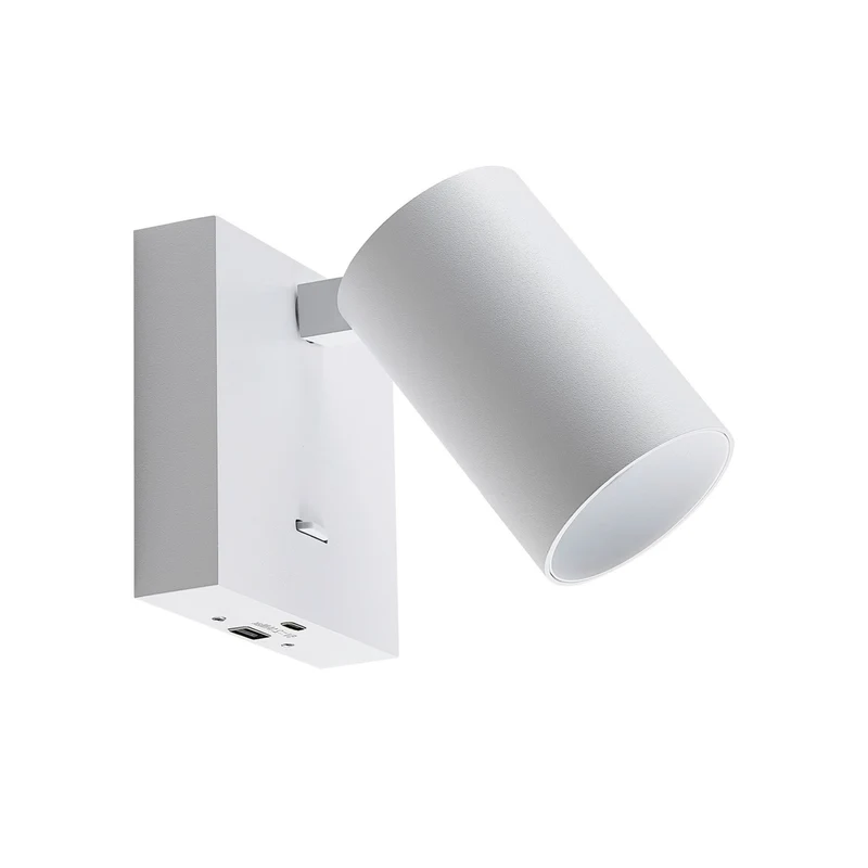 Deko-Light Can Tilt Square USB, 1x 7,5 W GU10, Weiß