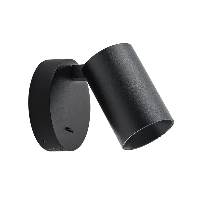 Deko-Light Can Tilt Round USB, 1x 7,5 W GU10, Schwarz