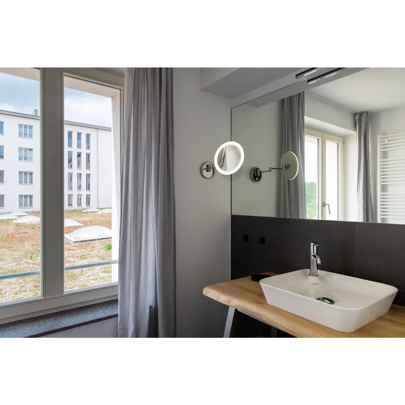 SLV MAGANDA WL, Indoor LED Wandaufbauleuchte chrom CCT switch 2700/3000/4000K