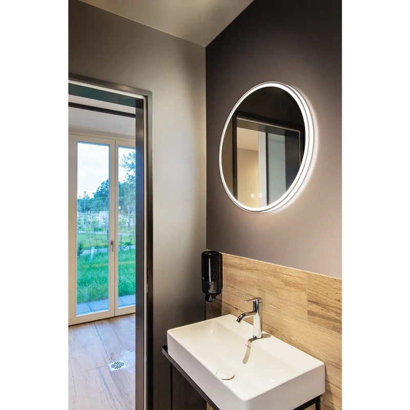 SLV TRUKKO WL, Indoor LED Wandaufbauleuchte rund alu