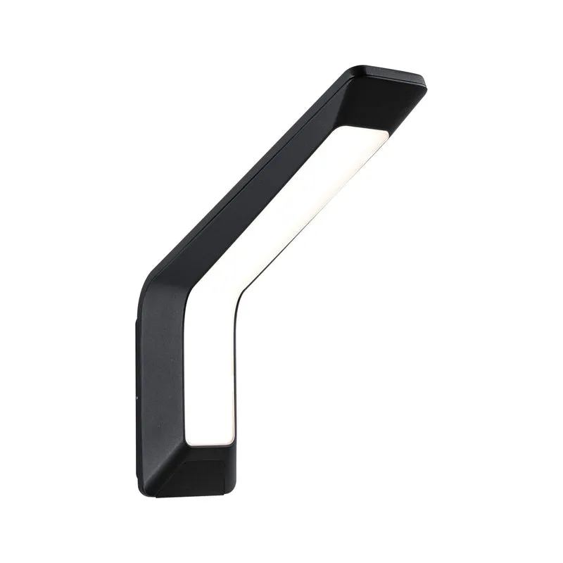 Paulmann LED Außenwandleuchte Merano Dämmerungsgesteuerter Bewegungsmelder (HF) IP44 90x328mm 3000K 14W 950lm 230V Anthrazit Aluminium