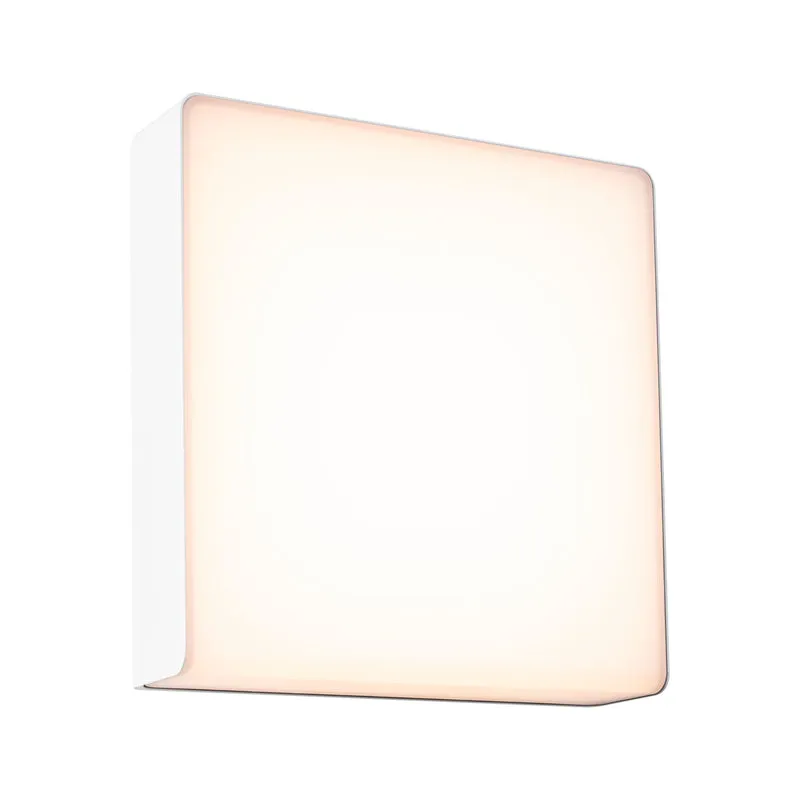 Paulmann LED Außenwandleuchte Azalena Dämmerungsgesteuerter Bewegungsmelder (HF) IP44 250x97mm 3000K 8,5W 700lm 230V Weiß Kunststoff#Aluminium
