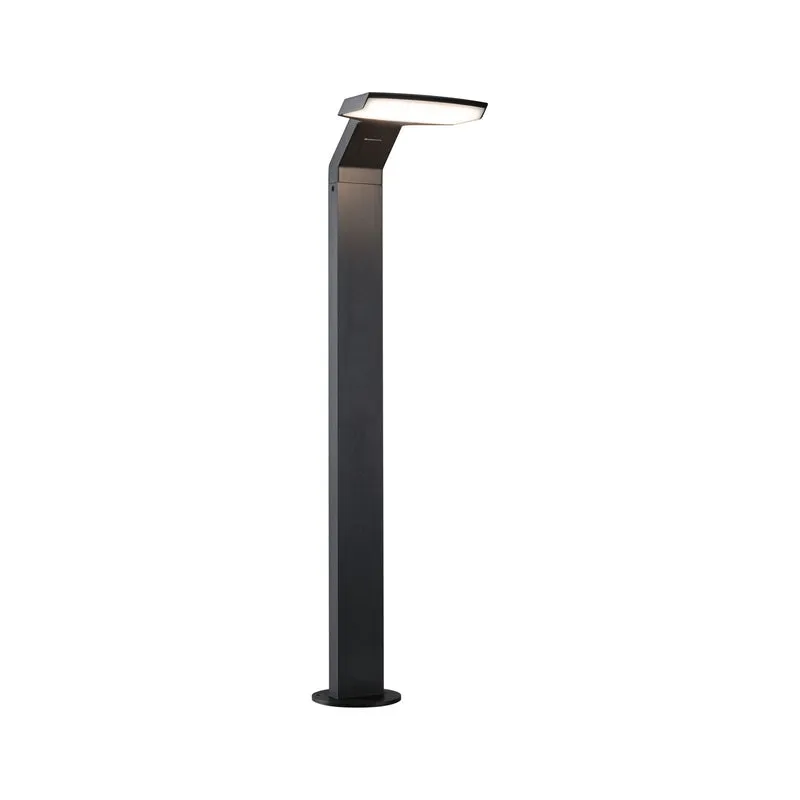 Paulmann LED Pollerleuchte Zenera seewasserresistent IP44 670mm 3000K 10W 700lm 230V Anthrazit Metall