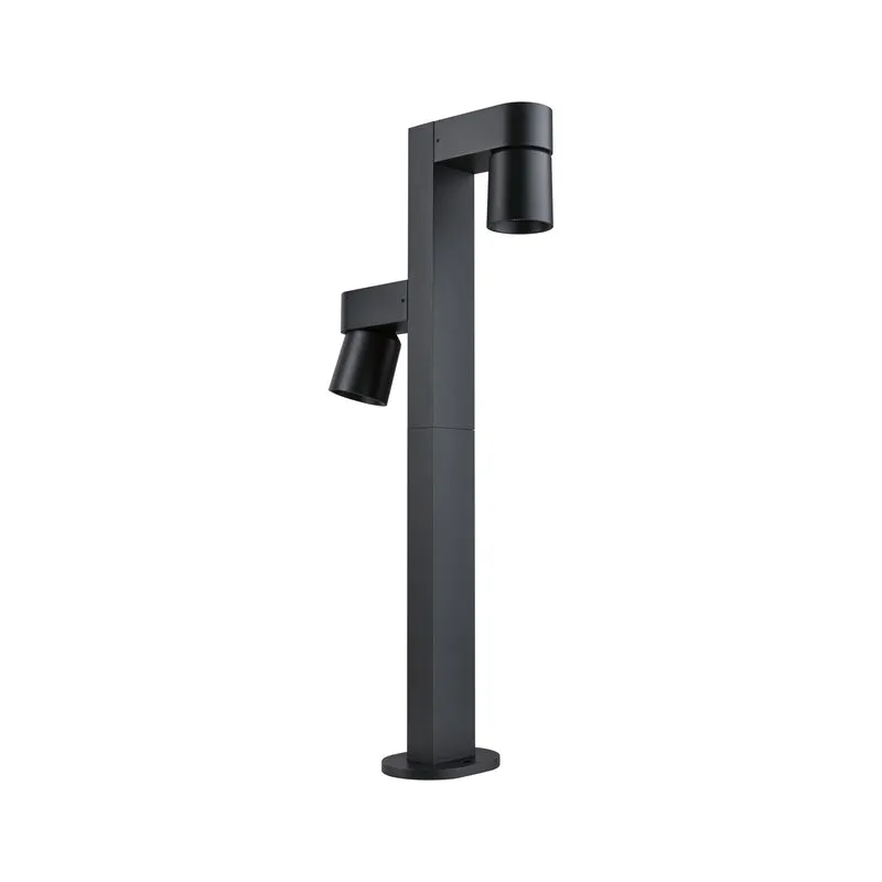 Paulmann LED Pollerleuchte Kimu IP44 zylindrisch 822mm 3000K 2x8W 750lm / 750lm 230V 70° Anthrazit Aluminium