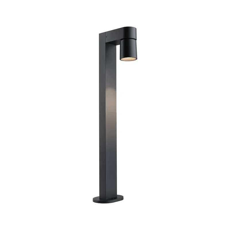 Paulmann LED Pollerleuchte Kimu IP44 zylindrisch 822mm 3000K 8W 500lm 230V 70° Anthrazit Aluminium