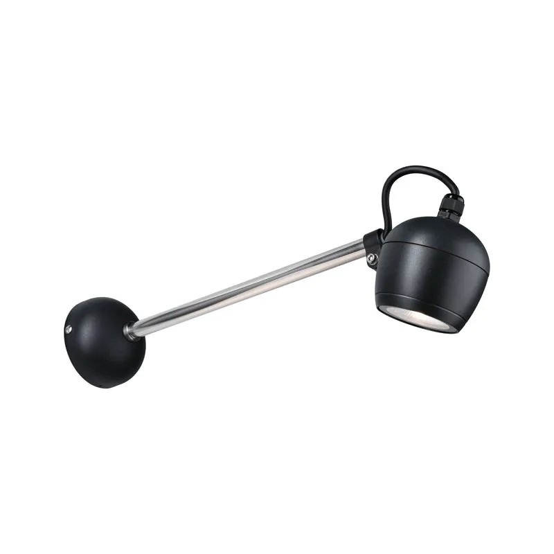 Paulmann Außenwandleuchte Kikolo IP65 90mm 3000K 8W 500lm 230V 60° Anthrazit Aluminium#Kunststoff