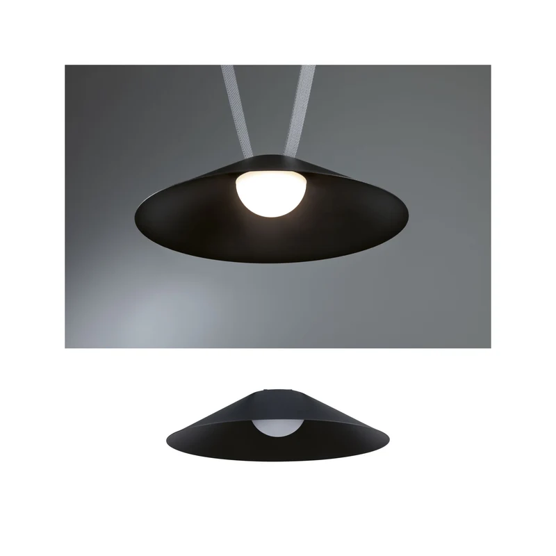 Paulmann ULine LED Pendelleuchte Cone 350mm 12W Schwarz