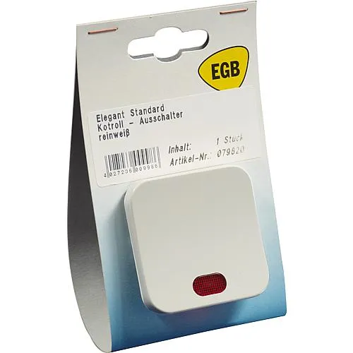 EGB Elegant Standard reinweiß SB Schalter Kontroll-Aus