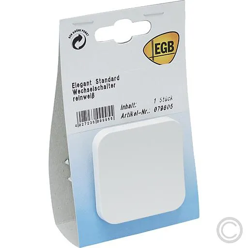 EGB Elegant Standard reinweiß SB Schalter Wechsel