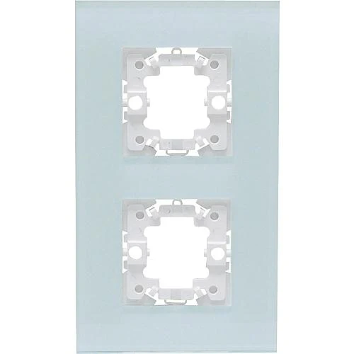 Karre Abdeckrahmen 2-fach Glas mint