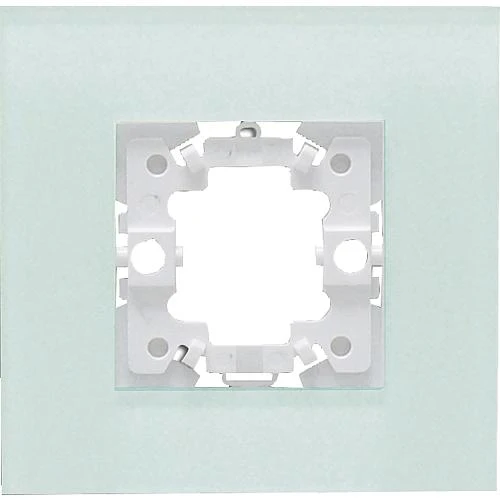 Karre Abdeckrahmen 1-fach Glas mint