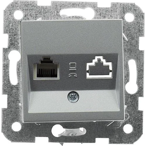 Karre UAE-Anschlussdose 6 silber 92105013 / 92512013
