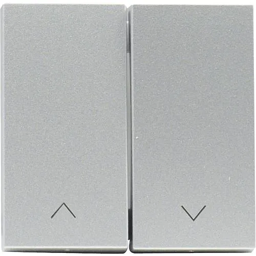 Karre Wippe Jalousie-Taster silber 92205016 / 92510016