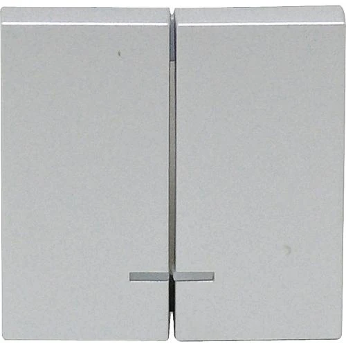 Karre Serienwippe 2-fach beleuchtet silber 92205050 / 92510050