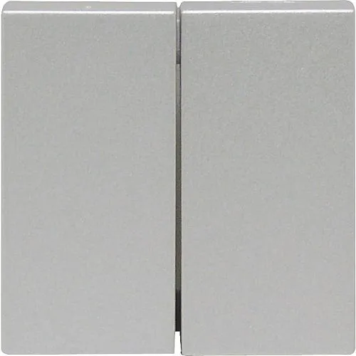 Karre Serienwippe 2-fach silber 92205002 / 92510002