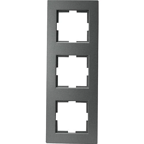Karre Abdeckrahmen 3-fach anthrazit/fume 92180643 / 92511943