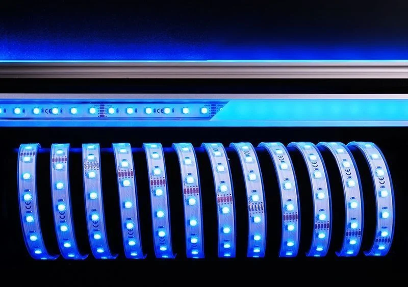 Deko-Light 5050-60-24V-RGB+3000K-5m-Silikon 65W Weiß