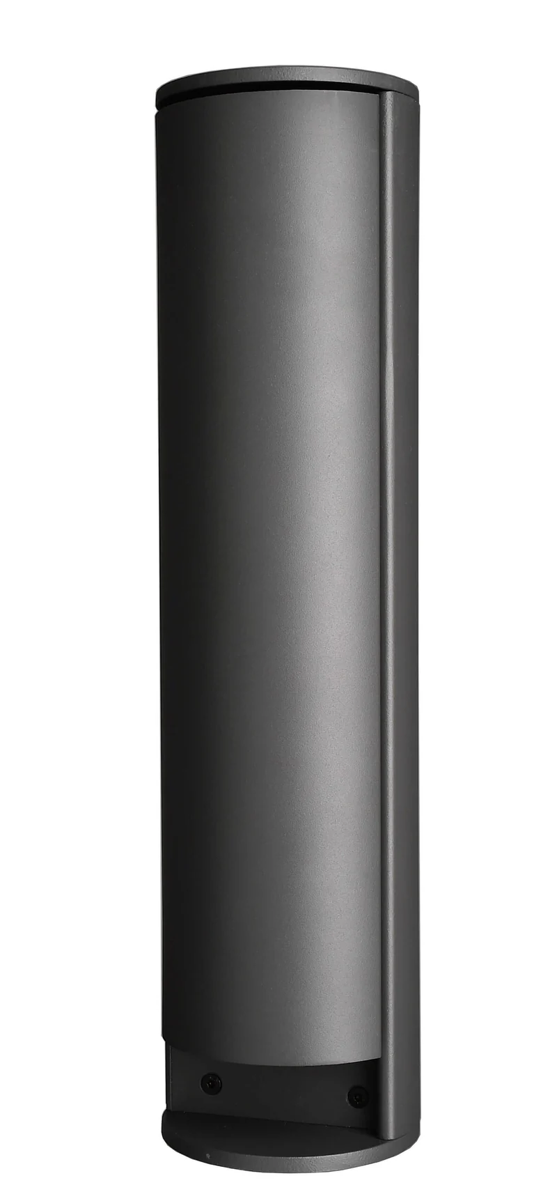 Steckdosenturm Steckdosensäule 40cm Energiesäule Dunkelgrau Aluminium Druckguss Garten Outdoor IP44